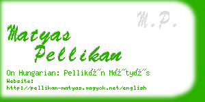 matyas pellikan business card